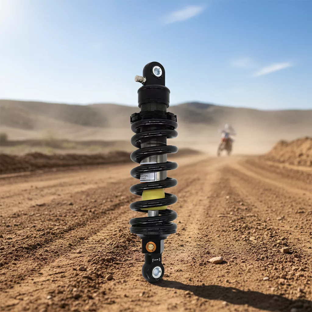 リバウンド調整可能なオートバイのショックアブソーバー
